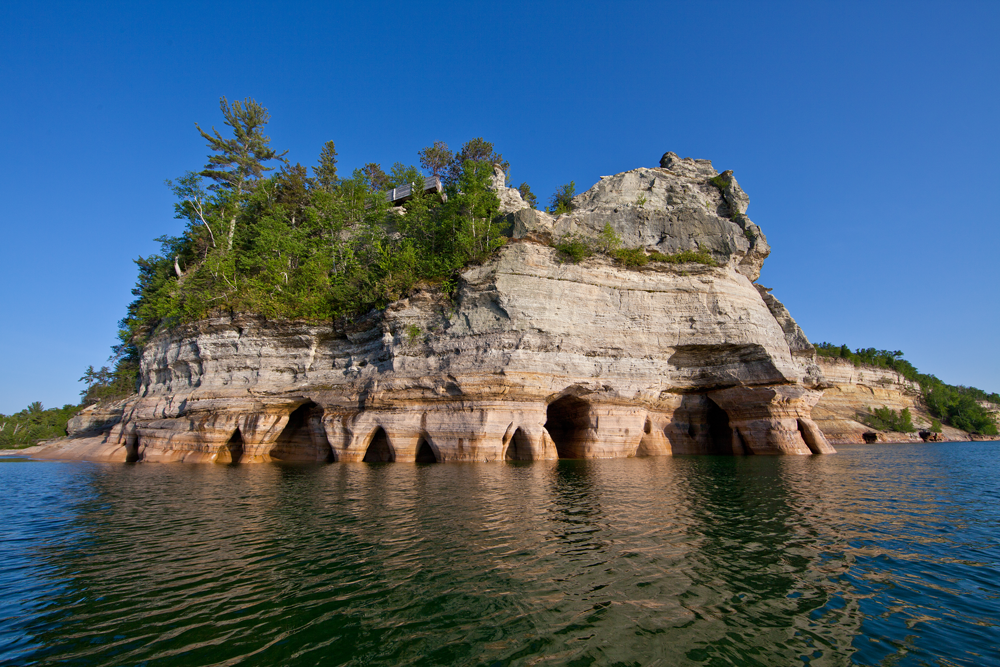Blue Voyages Feature Pictured Rocks Upper Peninsula 