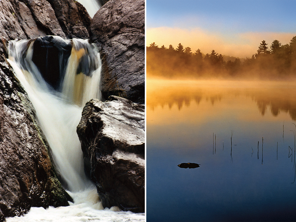 Bakers Falls and Lake Marion