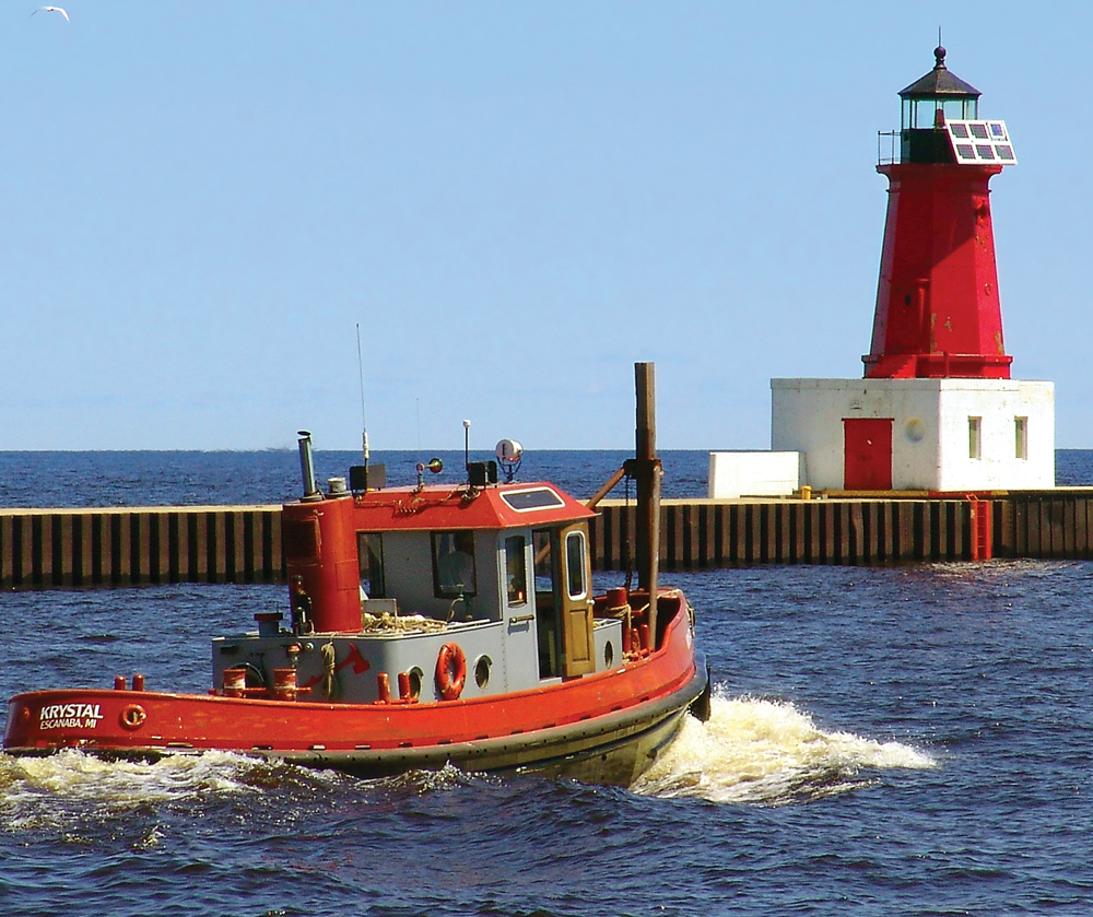 The Breakwater Light in Manistique