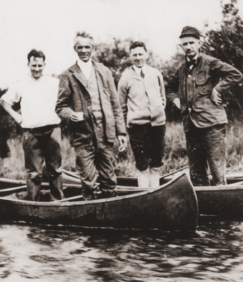 Henry Ford on a boat