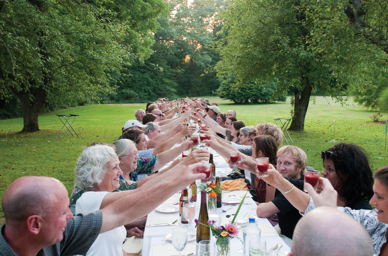 Guests at Lubbers Family Farm