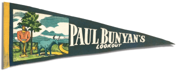 Paul Bunyan pennant