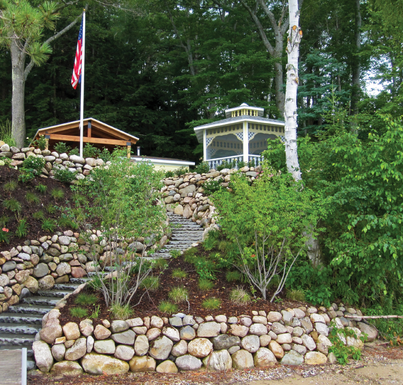 Gazebo on Burt Lake