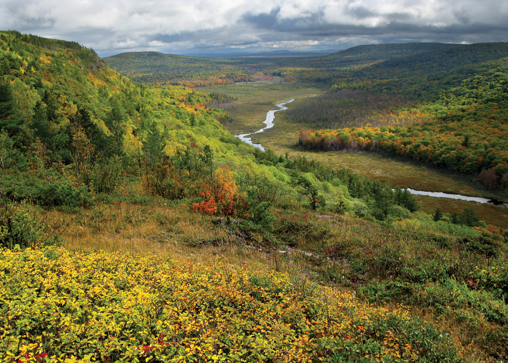 Porcupine Mountains Fall Colors by Lars Jensen