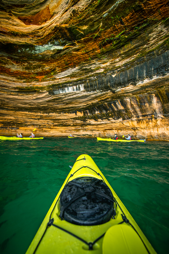 Photography courtesy Pictured Rocks Kayaking