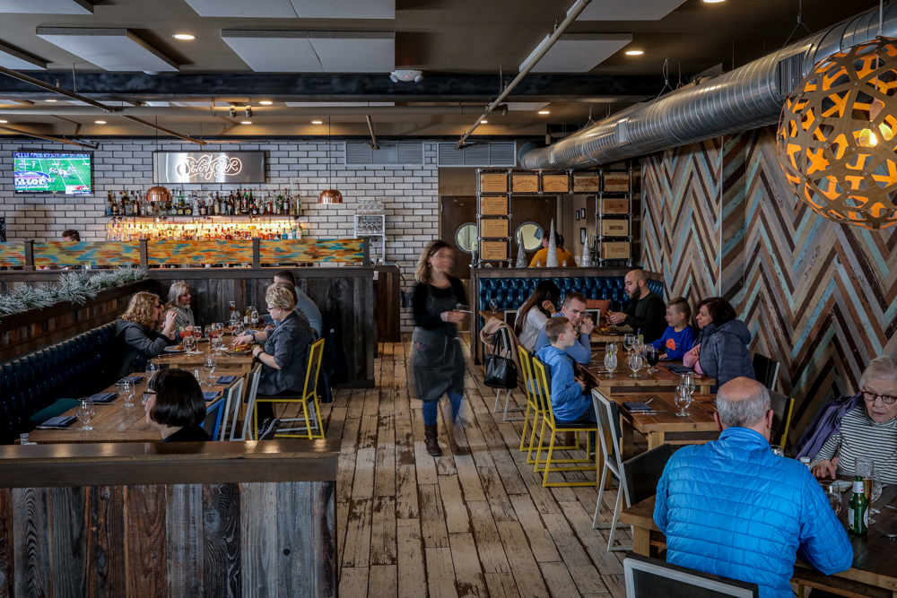 Seventy-Six offers a stylish, rustic dining experience.