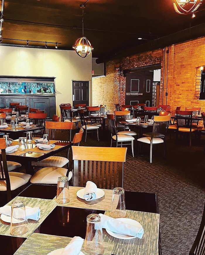 Interior of the repurposed building now housing Old City Hall restaurant is inviting, where good food awaits (photo courtesy Old City Hall)